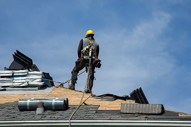 Professional Roofing technician working in Eureka, IL